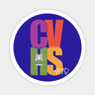 BLUE CVHS PTO LOGO Magnet